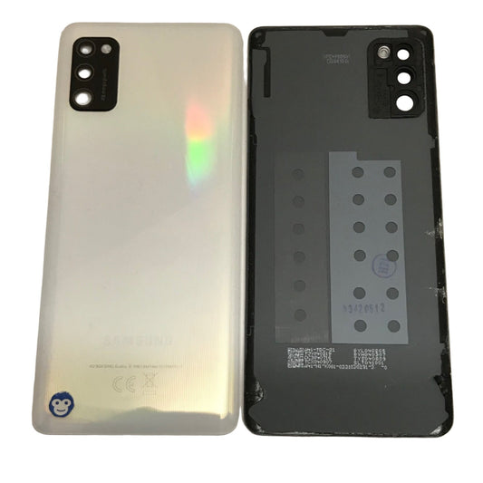 BACK BATTERY REAR COVER PANEL CAMERA LENS SAMSUNG GALAXY A415 A41 White -  GRADE AB