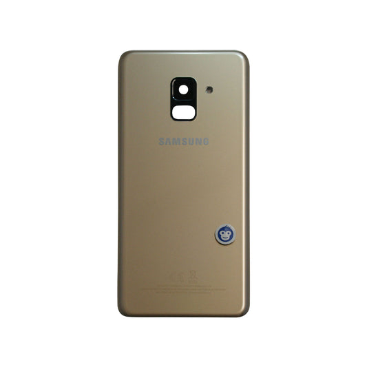 BACK BATTERY REAR COVER PANEL CAMERA LENS  SAMSUNG GALAXY A8 (2018) A530 GOLD - GRADE AB
