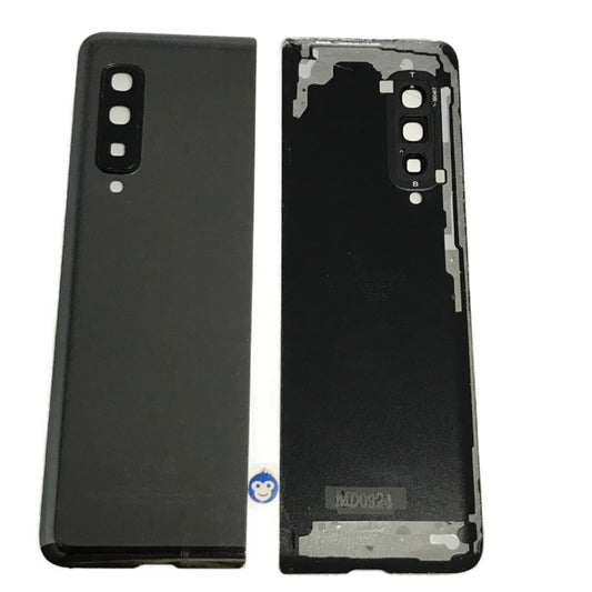 SAMSUNG GALAXY FOLD 5G F907 BACK BATTERY COVER BLACK - GRADE AB