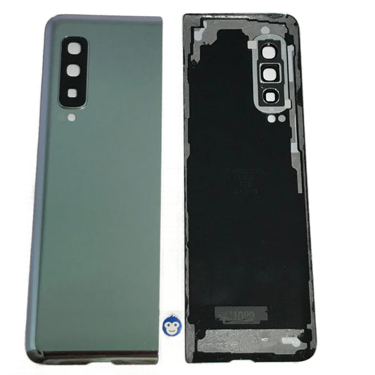 SAMSUNG GALAXY FOLD 5G F907 BACK BATTERY COVER SILVER - GRADE AB