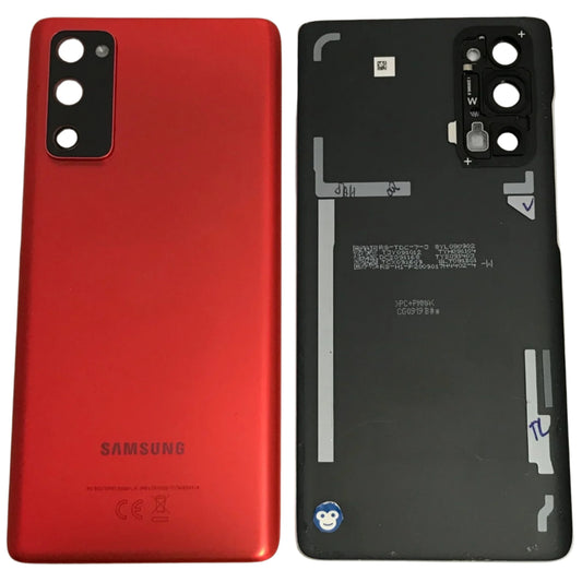 BACK BATTERY REAR COVER PANEL CAMERA LENS SAMSUNG GALAXY S20 FE 4G  G780 / S20 FE 5G G781 CLOUD RED - GRADE AB
