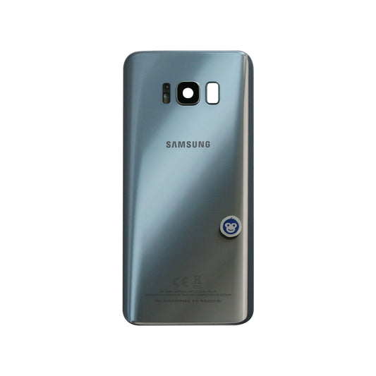 BACK BATTERY REAR COVER PANEL CAMERA LENS  SAMSUNG GALAXY G950F S8 SILVER - GRADE AB