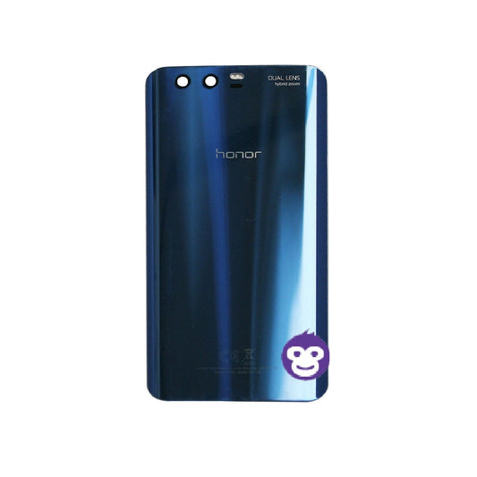 Honor 9 Back Battery Cover Rear Glass with Camera Lens Blue - GRADE AB