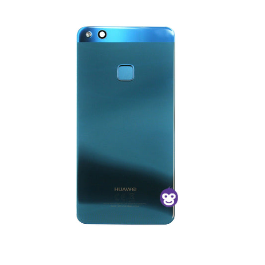 Huawei P10 Lite Rear Back Glass Battery Cover in Blue with Camera Lens - GRADE AB