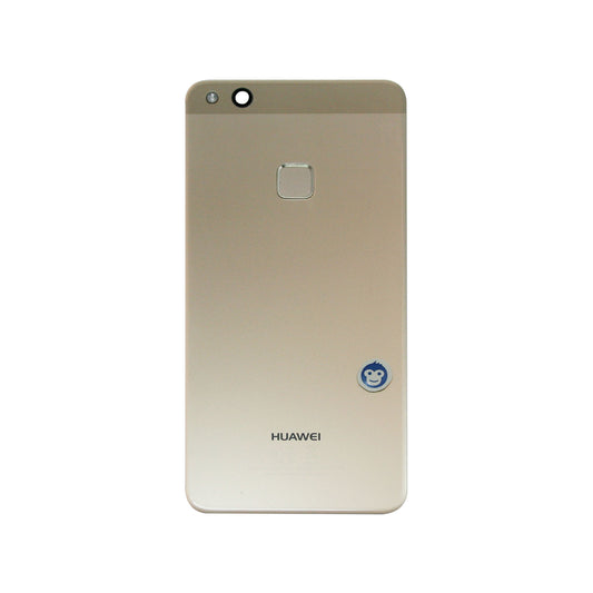 Huawei P10 Lite Rear Back Glass Battery Cover in Gold with Camera Lens - GRADE AB