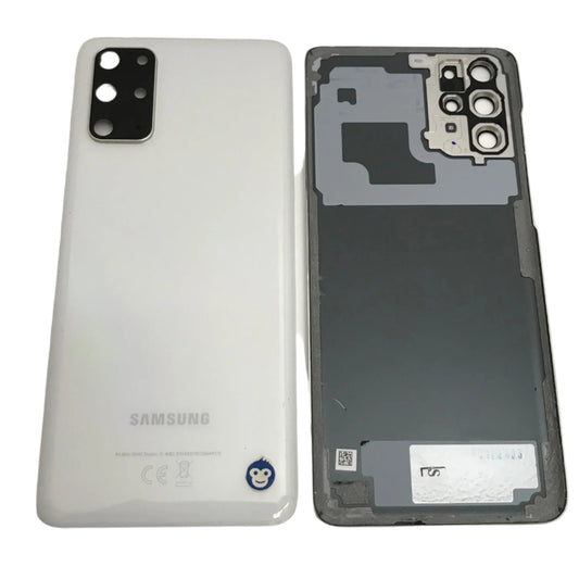 BACK BATTERY REAR COVER PANEL CAMERA LENS SAMSUNG GALAXY S20 PLUS / S20 PLUS 5G G985 G986 WHITE  - GRADE AB