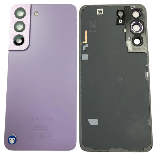 BACK BATTERY REAR COVER PANEL CAMERA LENS SAMSUNG GALAXY S22 S901 VIOLET  - GRADE AB