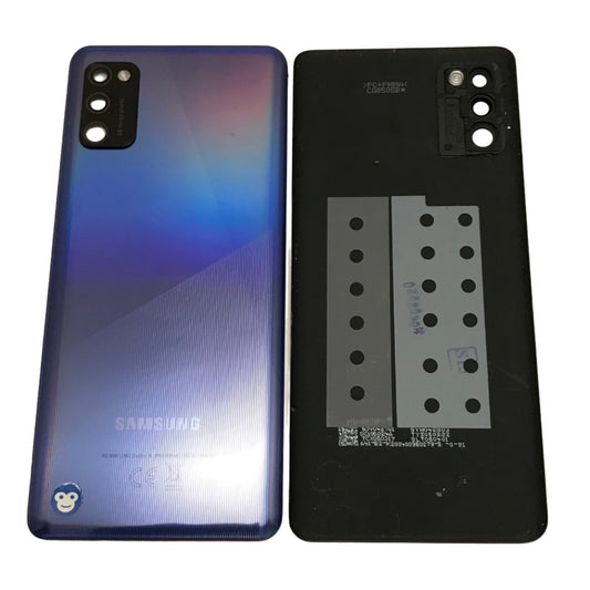 BACK BATTERY REAR COVER PANEL CAMERA LENS SAMSUNG GALAXY A415 A41 Blue - GRADE AB