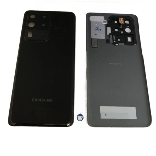 BACK BATTERY REAR COVER PANEL CAMERA LENS SAMSUNG GALAXY S20 ULTRA G988 BLACK - GRADE AB