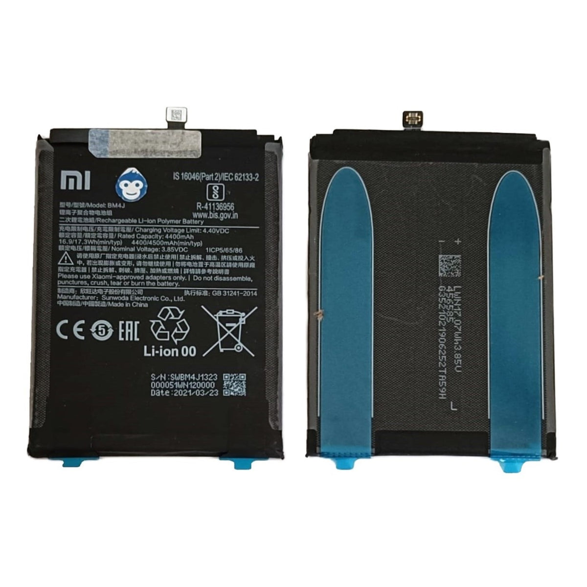 INTERNAL BATTERY XIAOMI REDMI NOTE 8 PRO BM4J - NEW