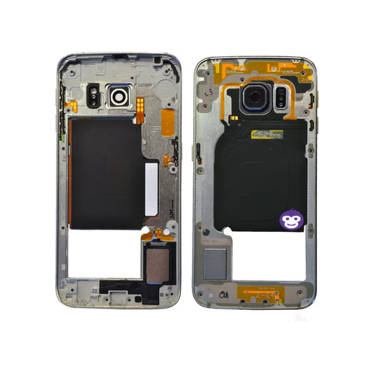 CHASSIS FRAME CAMERA LENS SAMSUNG GALAXY S6 EDGE G925F BLACK SAPPHIRE (DARK BLUE) - GRADE AB
