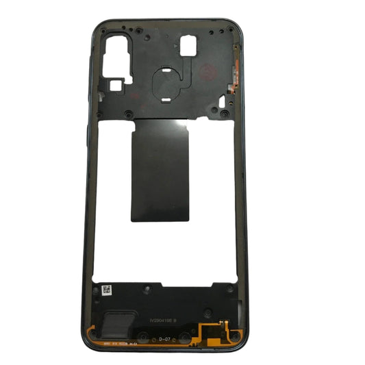 Chassis frame for Samsung Galaxy a40 (2019) A405 Black - GRADE AB