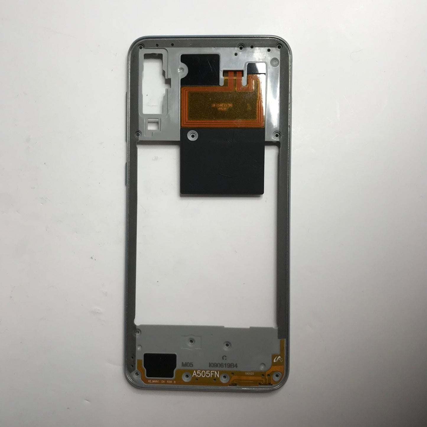 Chassis frame for Samsung Galaxy A50 (2019) A505 White - GRADE AB
