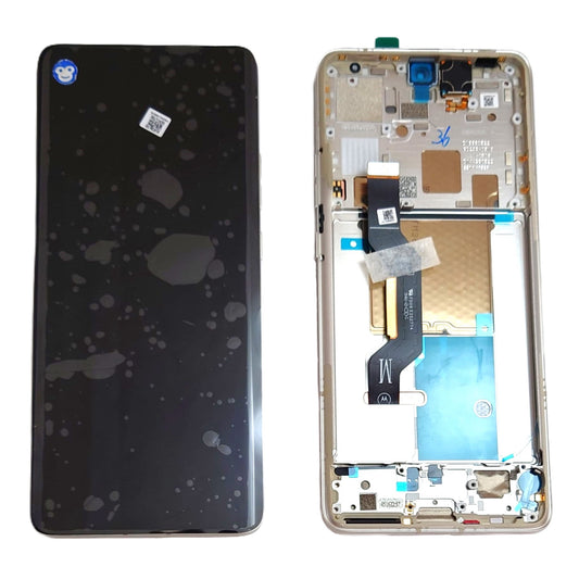 LCD SCREEN DISPLAY WITH FRAME MOTOROLA XT2403 EDGE 50 PRO MOONLIGHT PEARL - NEW