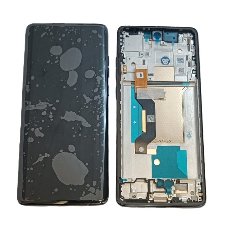 LCD SCREEN DISPLAY WITH FRAME MOTOROLA XT2503 EDGE 60 FUSION GREY - NEW
