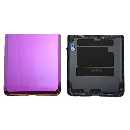 BACK BATTERY LOWER REAR COVER FOR SAMSUNG GALAXY Z FLIP F700 PURPLE - GRADE AB