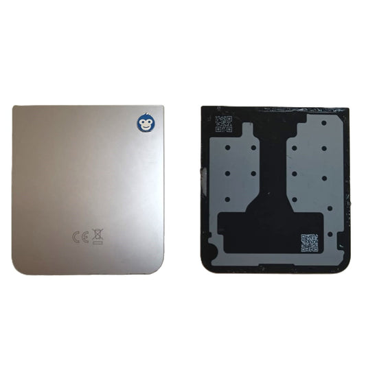 BACK BATTERY REAR COVER PANEL SAMSUNG GALAXY ZFLIP6 5G F741 SILVER - GRADE AB