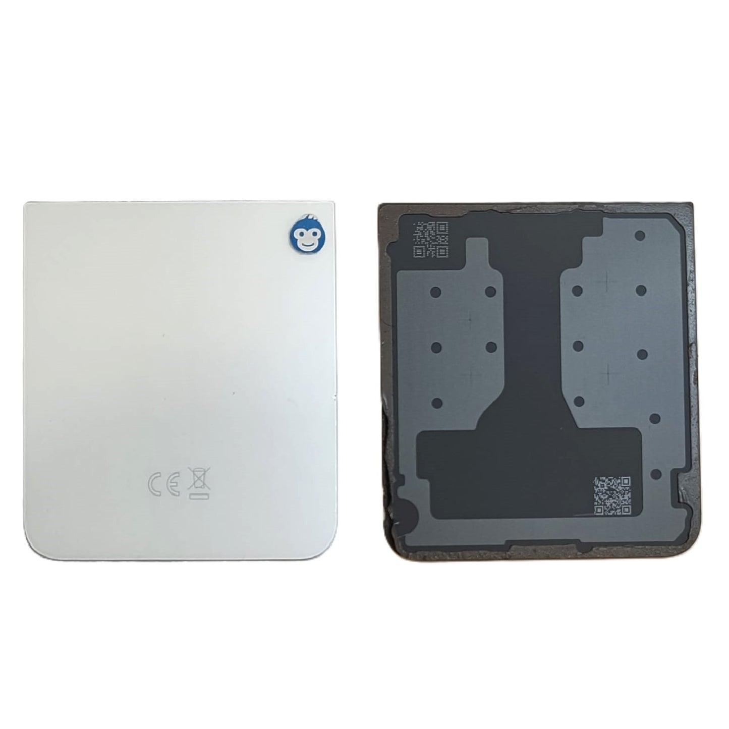 BACK BATTERY REAR COVER PANEL SAMSUNG GALAXY ZFLIP6 5G F741 WHITE - GRADE AB