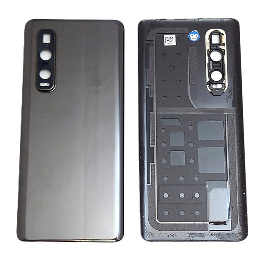 BATTERY BACK COVER WITH CAMERA LENS OPPO FIND X2 PRO BLACK - GRADE AB
