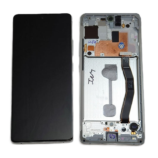 LCD DISPLAY SCREEN SAMSUNG GALAXY G770F S10 LITE WHITE - GRADE AB