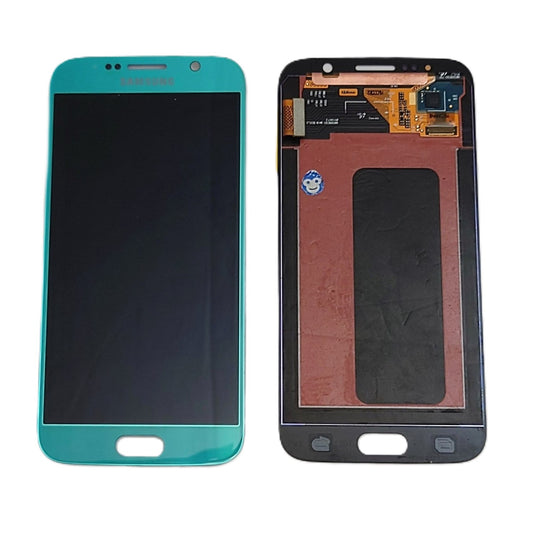 LCD DISPLAY SCREEN SAMSUNG GALAXY G920F S6 BLUE TOPAZ (ELECTRIC BLUE) - GRADE AB