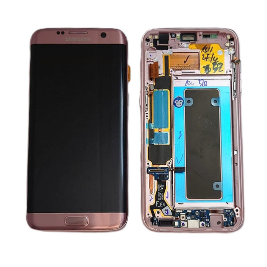 LCD DISPLAY SCREEN SAMSUNG GALAXY G935F S7 EDGE ROSE (PINK GOLD) - NEW