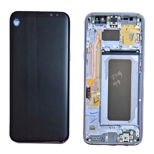 LCD DISPLAY SCREEN SAMSUNG GALAXY G955F S8 PLUS ORCHID GREY - GRADE AB