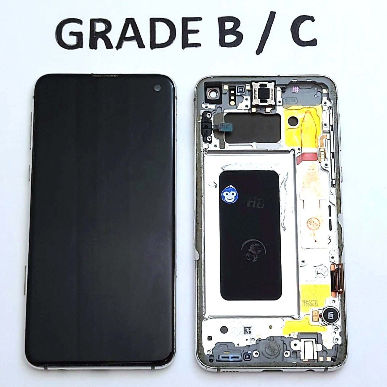 LCD Display Screen Samsung Galaxy S10E G970 Prism White - GRADE BC