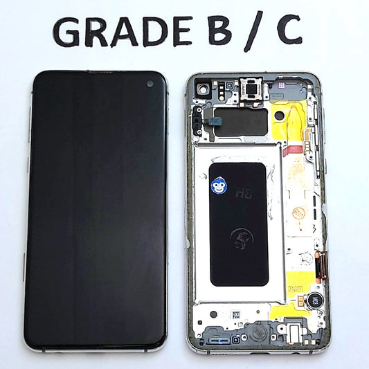 LCD Display Screen Samsung Galaxy S10E G970 Prism White - GRADE BC