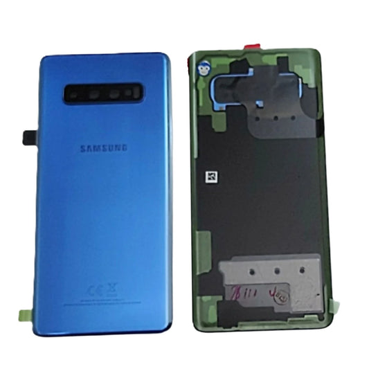 Back Battery Cover Lens Samsung Galaxy S10 G975 Prism Blue - NEW