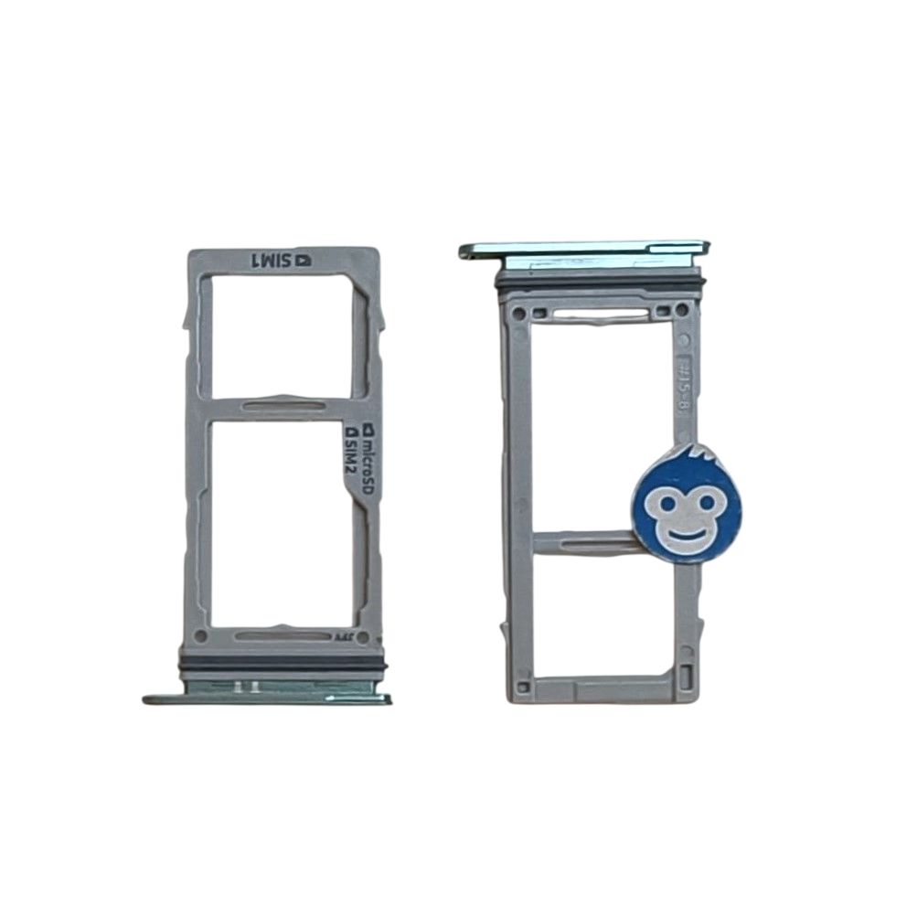 Sim Tray Samsung Galaxy S10 Plus G975 (Hybrid / Dual sim) Prism Green - GRADE AB