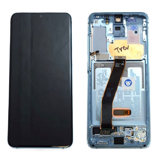 LCD Screen Display Samsung Galaxy S20 / S20 5G G980 / G981 Blue - GRADE AB