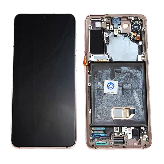 USED LCD SCREEEN DISPLAY SAMSUNG GALAXY S21 5G G991 VIOLET  - GRADE AB