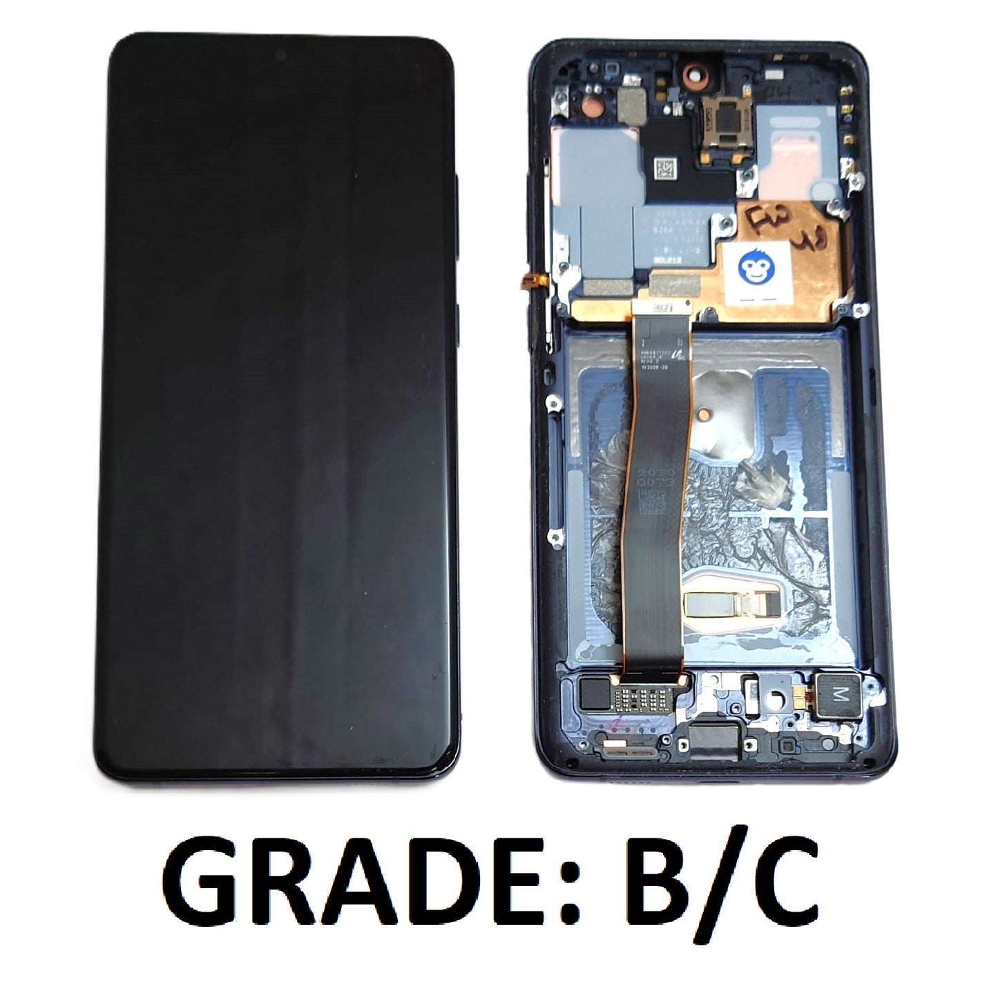 LCD Screen Display Samsung Galaxy S20 Ultra G988 Black - Grade BC