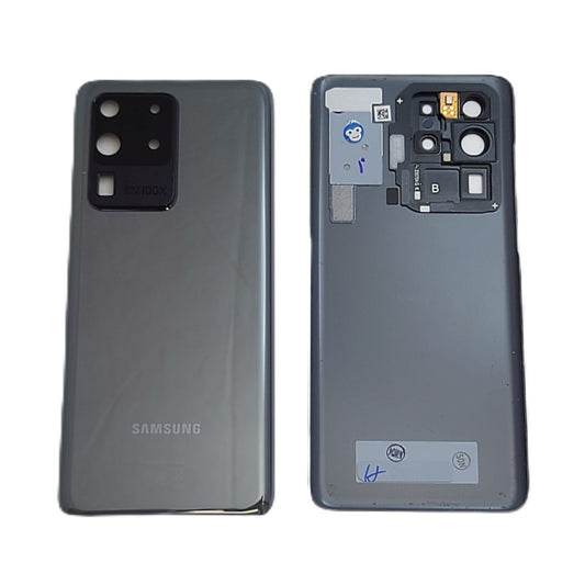BACK BATTERY REAR COVER PANEL CAMERA LENS SAMSUNG GALAXY S20 ULTRA G988  GREY - GRADE AB