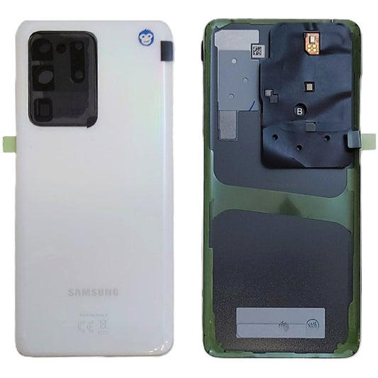 BACK BATTERY COVER LENS SAMSUNG GALAXY S20 ULTRA G988 CLOUD WHITE - NEW