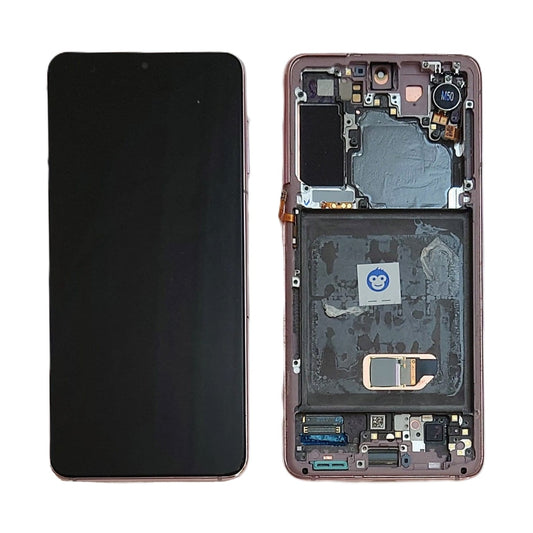USED LCD SCREEEN DISPLAY SAMSUNG GALAXY S22 S901 PINK GOLD- GRADE BC