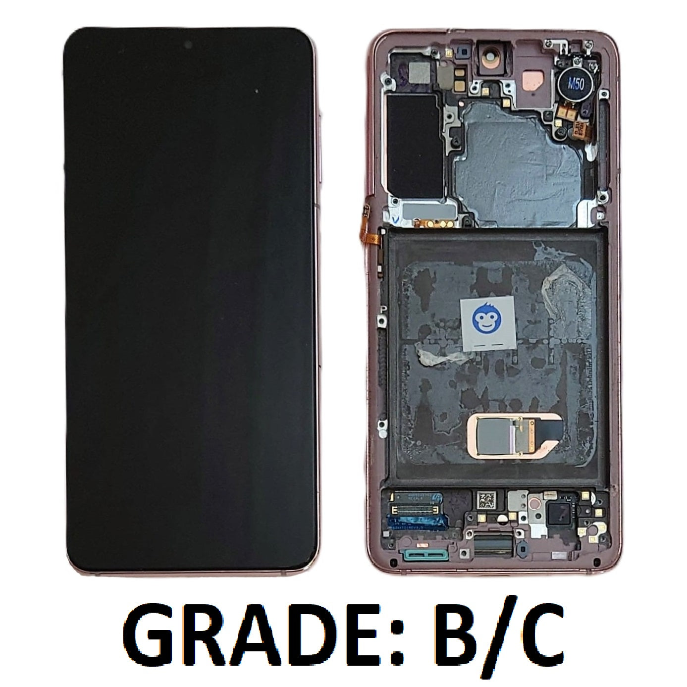 USED LCD SCREEEN DISPLAY SAMSUNG GALAXY S21 5G G991 VIOLET  - GRADE BC