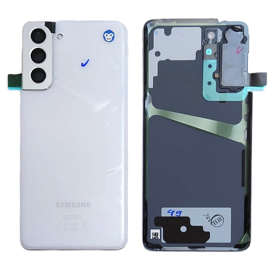 BACK BATTERY COVER LENS SAMSUNG GALAXY S21 5G G991 PHANTOM WHITE - NEW