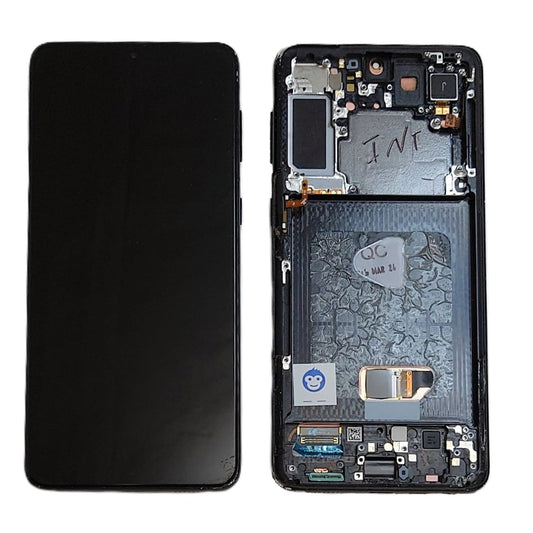 USED LCD SCREEEN DISPLAY SAMSUNG GALAXY S21 PLUS / S21+ 5G G996  BLACK - GRADE BC