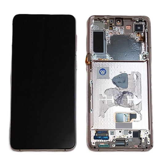 USED LCD SCREEEN DISPLAY SAMSUNG GALAXY S21 PLUS / S21+ 5G G996 VIOLET  - GRADE BC