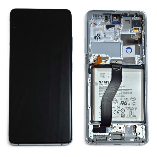 USED LCD SCREEEN DISPLAY SAMSUNG GALAXY S21 ULTRA 5G G998 SILVER   - GRADE AB