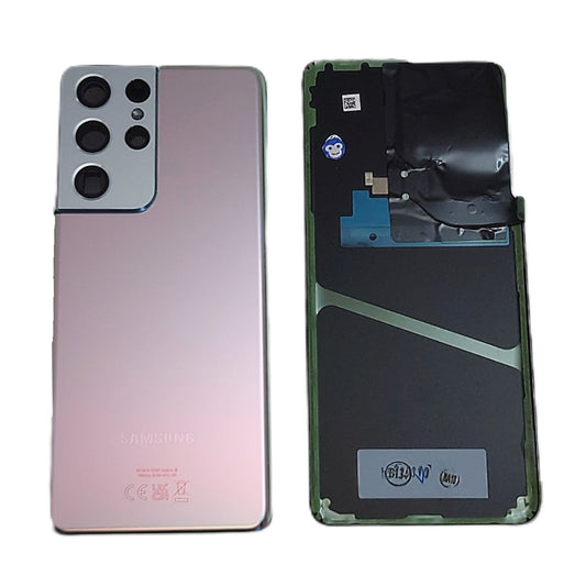 BACK BATTERY REAR COVER PANEL CAMERA LENS SAMSUNG GALAXY S21 ULTRA 5G G998 SILVER - NEW