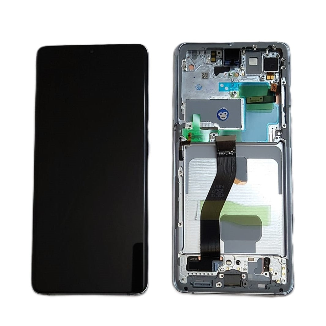 LCD Screen Display Samsung Galaxy S21 ULTRA 5G G998 / SILVER  (No front cam) - NEW