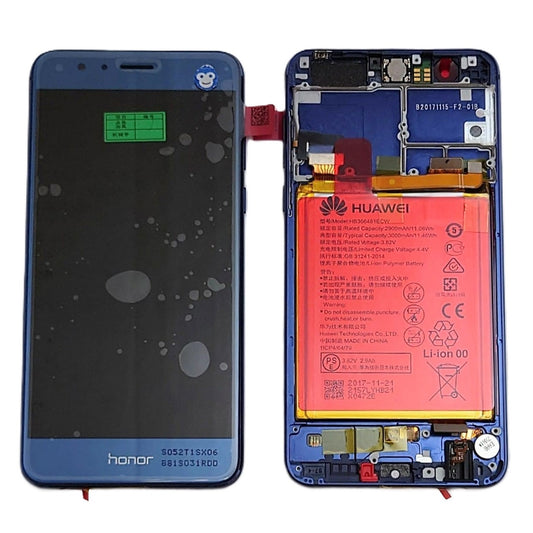 Huawei Honor 8 LCD in Blue with frame 02350USN - NEW