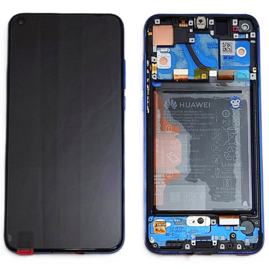 LCD for Huawei Honor View 20 in Blue with Battery 02352JKQ - NEW