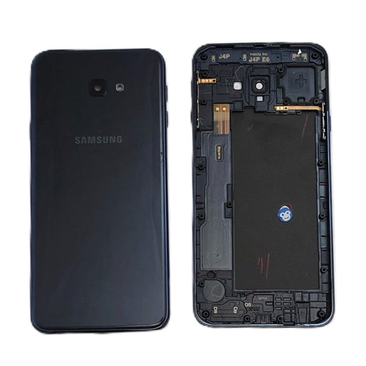 BACK BATTERY REAR COVER CAMERA LENS SAMSUNG GALAXY J4 PUS J415 BLACK - GRADE AB