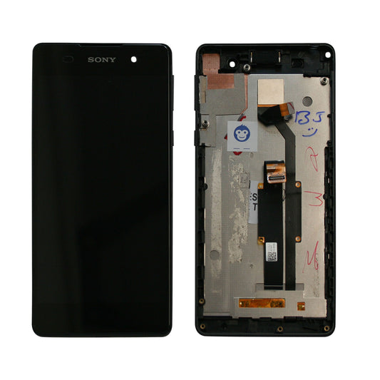 LCD SCREEN IN FRAME SONY XPERIA E5 BLACK - GRADE AB