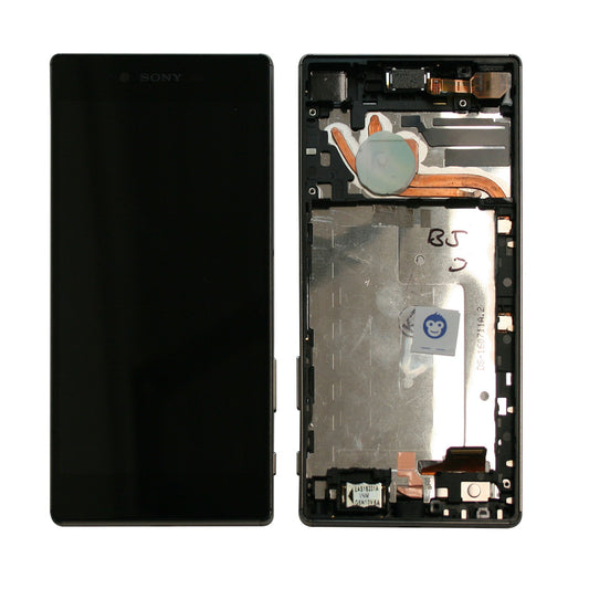 LCD SCREEN IN FRAME SONY XPERIA Z5 PREMIUM CHROME (SILVER) - GRADE AB