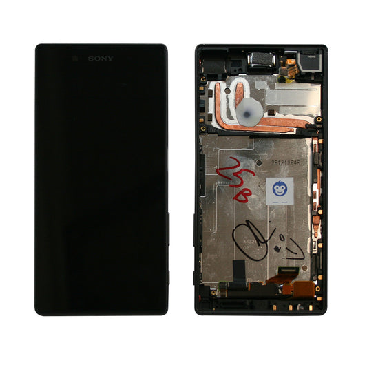 LCD SCREEN IN FRAME SONY XPERIA Z5 GREY - GRADE AB